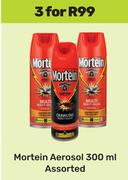 Mortein Aerosol Assorted-For 3 x 300ml