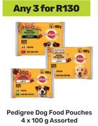 Pedigree Dog Food Pouches Assorted-For Any 3 x 4 x 100g