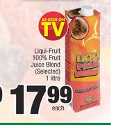 Liqui Fruit 100% Fruit Juice Blend (Selected)-1Ltr Each