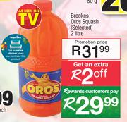 Brookes Oros Squash (Selected)-2Ltr