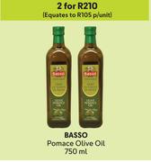 Basso Pomace Olive Oil-For 2 x 750ml