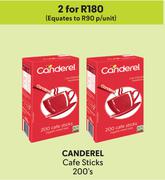 Canderel Cafe Sticks-For 2 x 200's Pack