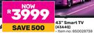 Hisense 43" (109cm) Smart TV 43A4Q