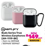 Amplify Buds Series True Wireless Earphones AM-1119-BK-Each