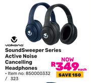 0Volkano Sound Sweeper Series Active Noise Cancelling Headphones-Each