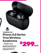 Volkano Pisces 2.0 Series True Wireless Earphones-Each