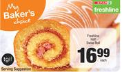 Freshline Half Swiss Roll-Each