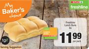 Freshline Lunch Buns-6s Per Pack