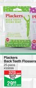 Dentalmate Plackers Back Teeth Flossers 25 Piece-Per Pack