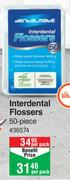 Dentalmate Interdental Flossers 50 Piece-Per Pack