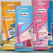 Max Shave 1 Blade Single Blade Disposable Razor 5 Pack-Per Pack