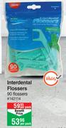Dentalmate Interdental Flossers 90 Flossers-Per Pack