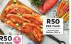 Spiced Pork Rashers-500g Per Pack