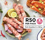 Pork Sosaties-5 x 100g Per Pack