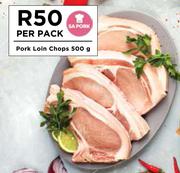 Pork Loin Chops-500g Per Pack