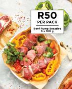 Beef Rump Sosaties-3 x 100g Per Pack