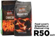 Food Lover's Briquettes Or Charcoal-4Kg Each