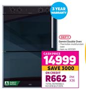 Defy Gemini Double Oven
