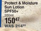 Nivea Sun Protect & Moisture Sun Lotion SPF50+-200ml