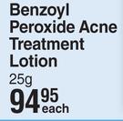 Oxy Benzoyl Peroxide Acne Treatment Lotion-25g Each