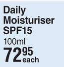 Oxy Daily Moisturiser SPF15-100ml Each