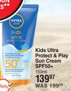 Nivea Sun Kids Ultra Protect & Play Sun Cream SPF50+-150ml