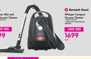 Bennett Read Whisper Compact Vacuum Cleaner 386249-Each