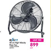 Alva Air 40cm High Velocity Floor Fan 462181-Each