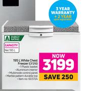 Defy 195L White Chest Freezer CF210
