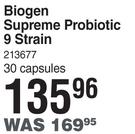 Biogen Supreme Probiotic 9 Stain-30 Capsules