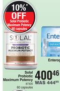 Solal Probiotic Maximum Potency-60 Capsules