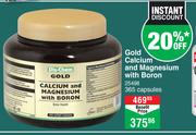 Gold Calcium & Magnesium With Boron-365 Capsules