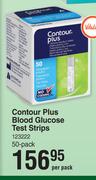 Contour Plus Blood Glucose Test Strips-50 Per Pack