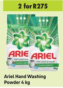Ariel Hand Washing Powder-For 2 x 4Kg