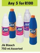 Jik Bleach Assorted-For Any 5 x 750ml