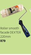 Dexter Roller Smooth Facade 220mm