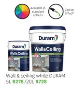 Duram Wall & Ceiling (White)-20Ltr