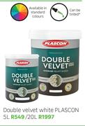 Plascon Double Velvet (White)-20Ltr