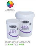 Colourlab Sheen Acrylic-20Ltr