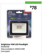 Bright Star 10W LED Floodlight 81466108