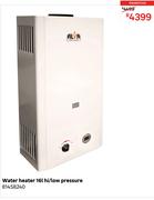 Alva 16L Hi/Low Pressure Water Heater 81458240