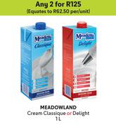 Meadow Land Cream Classique Or Delight-For 2 x 1L
