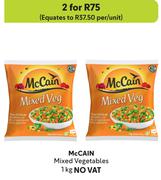 McCain Mixed Vegetables-For 2 x 1Kg   