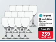 Regent 12 Pack Wine Glasses-Per 12 Pack