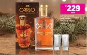 Carvo Caramel And Vodka Infusion 750ml Gift Pack- Each