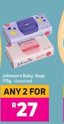 Johnson's Baby Soap Assorted-For Any 2 x 175g
