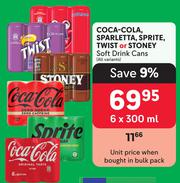 Special Coca-Cola, Sparletta, Sprite, Twist Or Stoney Soft Drink