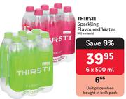 Thirsti Sparkling Flavoured Water (All Variants)-6 x 500ml