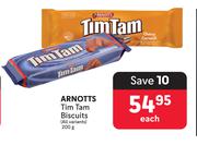 Arnotts Tim Tam Biscuits (All Variants)-200g Each