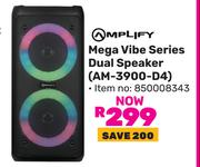 Amplify Mega Vibe Series Dual Speaker AM-3900-D4